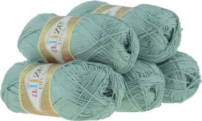 Produktbild von 5 x 100g Strickgarn ALIZE DIVA - Häkelgarn Wolle Sommer Stricken Häkeln