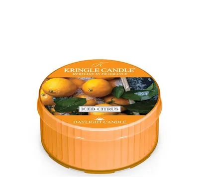 Produktbild von Kringle Candle Duftkerze Daylight Maxi-Teelicht Iced Citrus