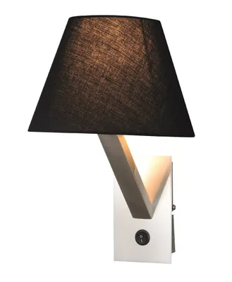 Immagine prodotto di Applique ORLANDO nero satinato 1xE27x40W metallo, dimensioni: 30x22x22 cm, IP20, Maxlight