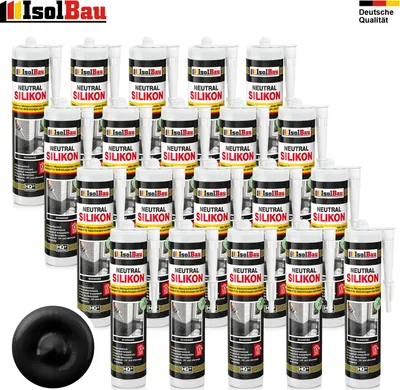 Neutralsilikon Naturstein Silikon Marmor Granit Sanitär Inn/Auß 1 - 48 x 300ml