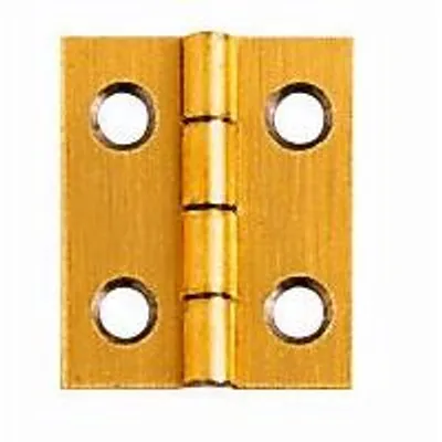 Produktbild von Messing Aufschraubscharnier 7 x 13 mm, 12 Stück