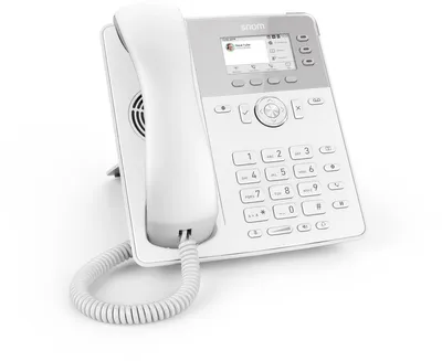 Obrázek produktu pro Snom D717, IP telefon, Bílá, Sluchátko s kabelem, TFT, 320 x 240 px, Gigabit Ethernet