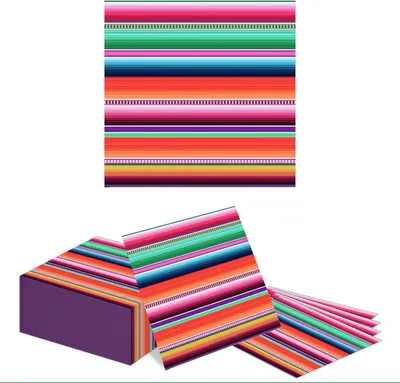 Imagen del producto de Servilletas de papel, de varios colores, 40 unidades, para la cocina