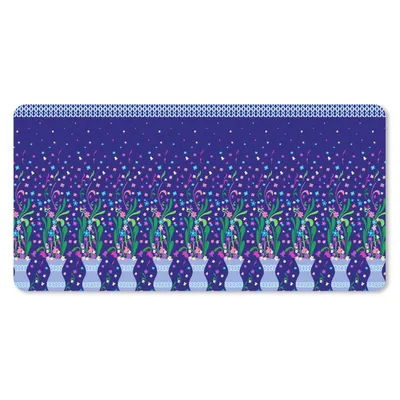 Produktbild von MuchoWow® Schreibtischunterlage Blumen - Muster - Frühling 80x40 cm - XXL Mauspad - Gaming Mauspad