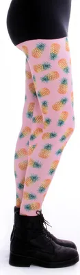 Produktbild von cosey - Blumen-Leggings (Einheitsgröße) - Design Ananas Pink