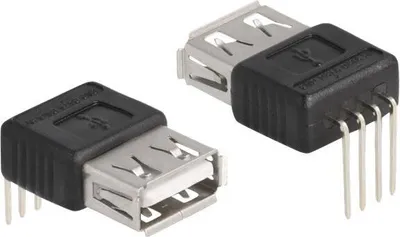 Immagine prodotto di DELOCK Adapter USB 2.0 Typ-A Buchse > 4 Pin 90° gewinkelt