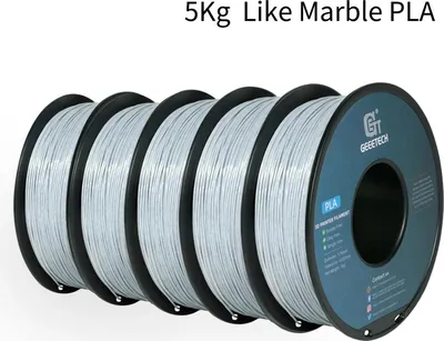 Image de Filament PLA pour imprimante 3D - Standard - 1,75 mm - Bobine de 5 kg - Tolérance ±0,03 mm - 343 m - Transparent