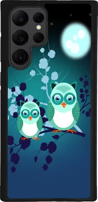 Produktbild von TPU Silikon Hülle für Samsung Galaxy S25 ULTRA Handy Cover Case Schutzhülle Handyhülle Bumper MOTIV 42 Eulen