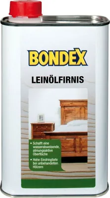 Produktbild von Bondex Leinölfirnis Farblos 0,50 l - 352612