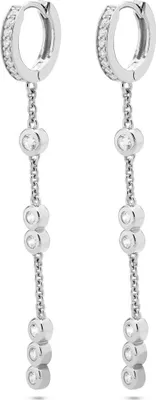 Obrázok produktu pre Jette - 89208131 - Náušnice - Dámske - Striebro 925 - Leštené so zirkónmi