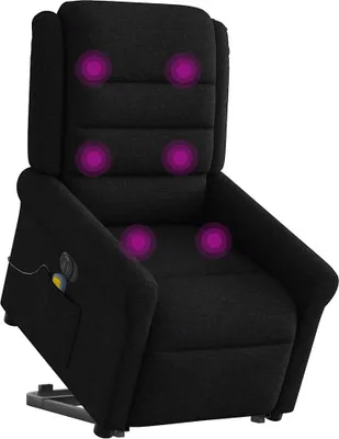 Zdjęcie produktu dla VidaXL 3303346, Tkanina, Czarny, Pianka, 110 kg, 730 mm, 915 mm