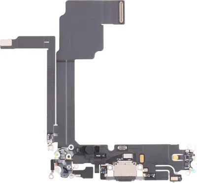 Produktbild von Originales iPhone 15 Pro Max Ladeanschluss-Flexkabel - Schwarz
