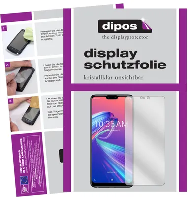 Produktbild von 3+3x Schutzfolie für Asus ZenFone Max Pro (M2) klar Displayschutzfolie Display