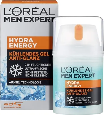 Produktbild von Feuchtigkeitsgel L'Oréal Paris Men Expert Hydra Energy (50 ml) (Restauriert A+)