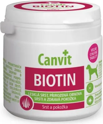 Produktbild von Canvit Biotin aromatisiert für Hunde 230 g