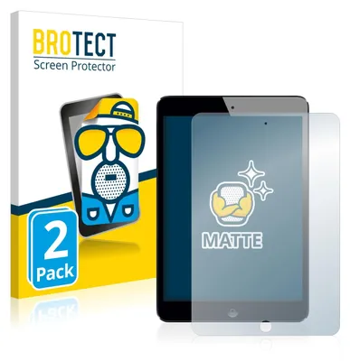Produktbild von 2x BROTECT Schutzfolie für Apple iPad Mini 2 2013 Displayschutz Displayschutzfolie Folie Matt Entspiegelungsfolie