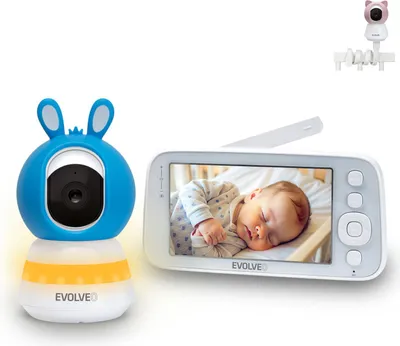 Produktbild von EVOLVEO Babyphone N5, blau