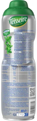Produktbild von Teisseire Sirup Zero Grüne Minze 600ml für Cocktails (5er Pack)
