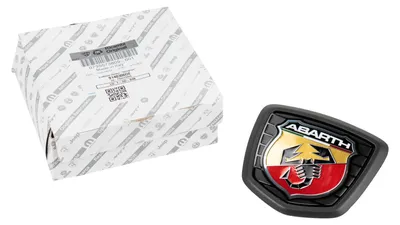 Produktbild von Original Fiat Emblem Logo Plakette Heckklappe Abarth 500 ab 2008 735573809