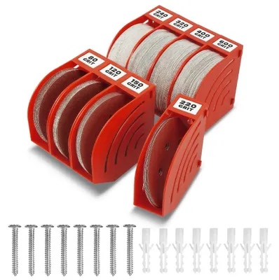 Image de Omgoods - Boîte de rangement pour atelier avec 8 compartiments pour accessoires d'atelier