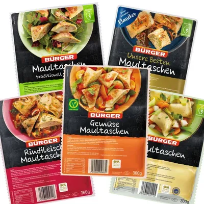 Produktbild von Bürger - "Maultäschle-Mix" - das Maultaschen Probierpaket