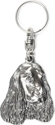 Produktbild von English Cocker Spaniel, Englische Cockerspaniel  I - Versilberte Hund Anhänger, Handtasche Dekoration, Rucksack-Anhänger von Art-Dog Marke