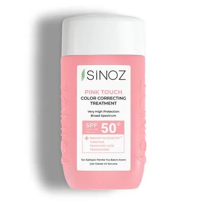 Produktbild von Sinoz Pink Touch Farbkorrektur-Behandlung mit mineralischen Sonnenfiltern LSF 50+/50 ml