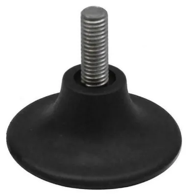 Produktbild von Ø50mm M8 Kunststoff Stellfuß Stellfüße Möbelfuß Möbelfüße Tisch Möbel Fuß Schwarz