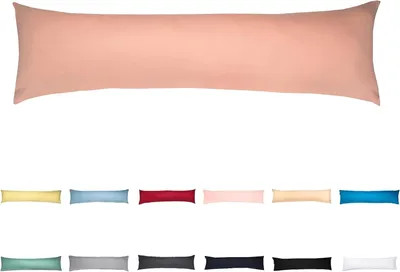 Produktbild von Jersey Kissenbezug 40x145 cm 100% Baumwolle Kopfkissenhülle Bettkissenbezug Kopfkissenbezug superweich Kissenbezug Rosa