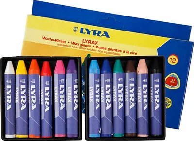 Immagine prodotto di Wachsmalstift Lyrax 12Er Sort # Lyr 5701120 Wachsriesen