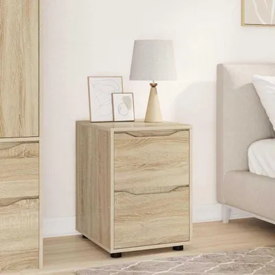 Produktbild von "Schlussverkauf" Aufbewahrungsschrank 1 PC - Mehrzweckschrank für Wohnzimmer/Büro - Sonoma-Eiche 40x48x57 cm Holzwerkstoff  C7187