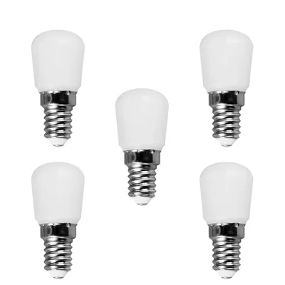 Produktbild von 5 x LED Leuchtmittel T26 Röhre Kühlschrank 2W = 16W E14 matt 180lm 2700K warmweiß