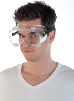 Obrázek produktu pro Hygostar 8510 Vollsichtschutzbrille belüftet transparent PVC für leichte mechanische Stöße (F) VE: 10x1 Stück