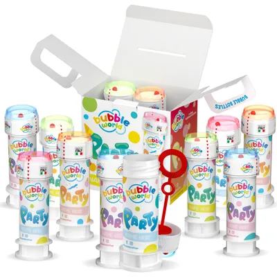 Zdjęcie produktu dla Dulcop 414.0720000 - Zestaw do robienia baniek mydlanych, 12 butelek, 60 ml