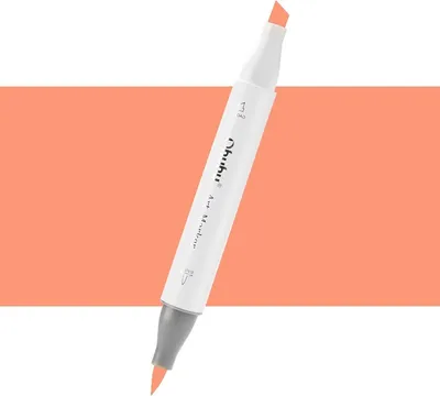 Obrázok produktu pre OHUHU obojstranný alkoholový popisovač Brush & Chisel, E110 Dark Suntan
