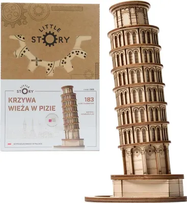 Zdjęcie produktu dla Puzzle Drewniane 3D Krzywa Wieża w Pizie