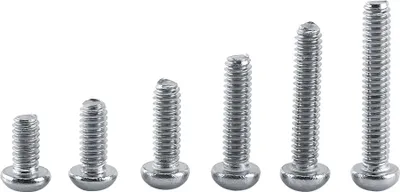 Produktbild von Sortiment an M2-Edelstahl-Innensechskantschrauben, -Schrauben und -Muttern mit Unterlegscheiben (Knopfkopf)