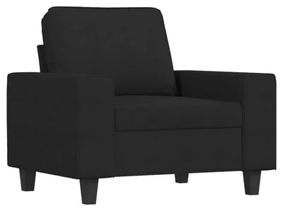 Produktbild von vidaXL Sessel Schwarz 60 cm Stoff