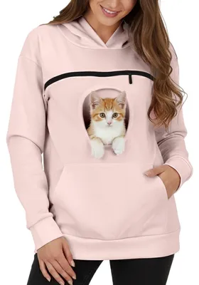 Produktbild von Winterhoodie mit Kapuze für Katzen und Hunde