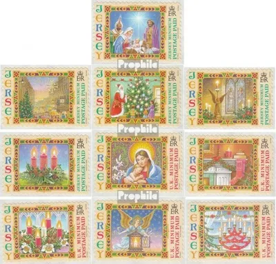 Produktbild von Briefmarken GB - Jersey 2006 Mi 1153III-1162III (kompl.Ausg.) Jahreszahl 2006 postfrisch Weihnachten