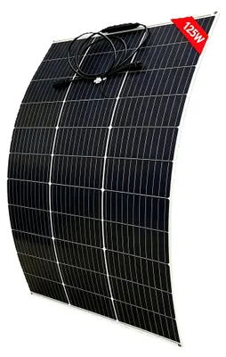 Productafbeelding van Zonnepaneel, flexibel ontwerp, hoge efficiëntie, 1 stuk, 125W paneel