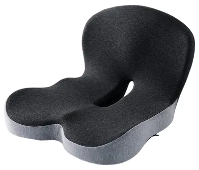 Immagine prodotto di Omgoods - Cuscino per seduta in memory foam ortopedico, adatto per sedie e auto