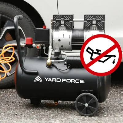 Produktbild von Yardforce Kompressor EX ARC24 mit 67 dB flüsterleisem Betrieb Schwarz One Size