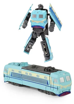 Produktbild von Metallroboter-Lokomotive Blau