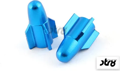 Produktbild von Ventilkappen Rocket STR8 blau