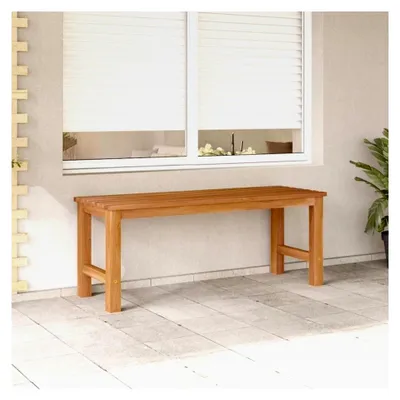 Produktbild von Gartenbank 114 cm aus massivem Teakholz für den Außenbereich