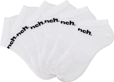 Produktbild von Bench Sportsocken Damen Herren Sneaker Socken, Laufsocken niedrige Socken 6 -teilig 6x weiß Größe 43/46