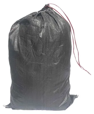 Produktbild von 25x Schwerlastsack Gewebesack Hochwassersack Getreidesack Lagersack PP mit rotem Streifen und Band 500x800mm 30kg schwar