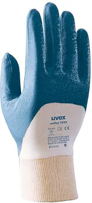 Produktbild von uvex Schutzhandschuh uniflex 7020 blau Gr. 10
