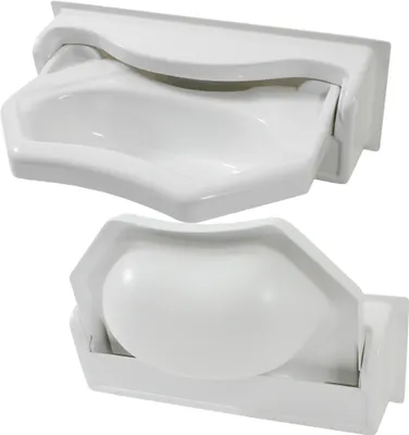 Image de Lavabo à encombrement réduit Lavabo rabattable Camping-car Caravane Camping Bateau 2 pièces blanc